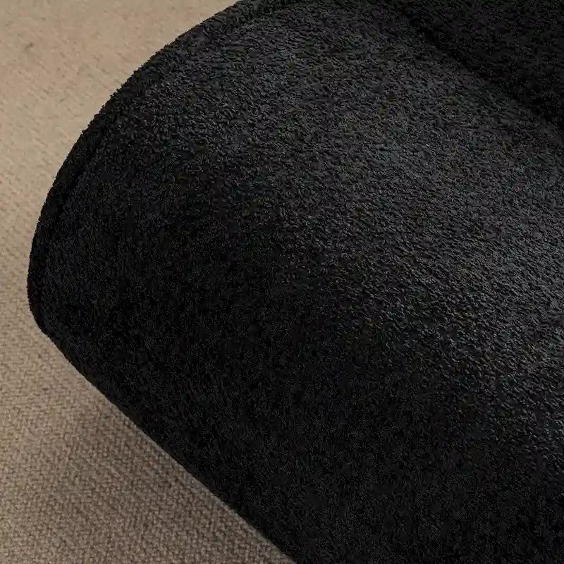 Fauteuil inclinable classique en tissu avec coussin décoratif assorti