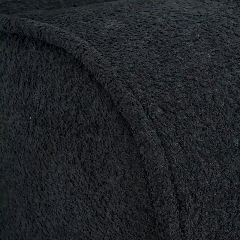 Fauteuil inclinable classique en tissu avec coussin décoratif assorti