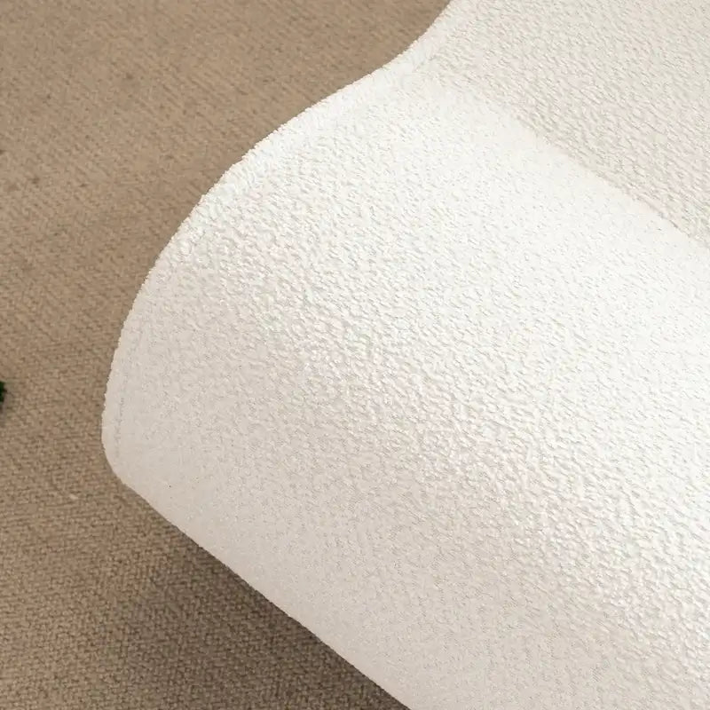 Fauteuil inclinable classique en tissu avec coussin décoratif assorti