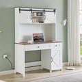 Bureau informatique style champêtre