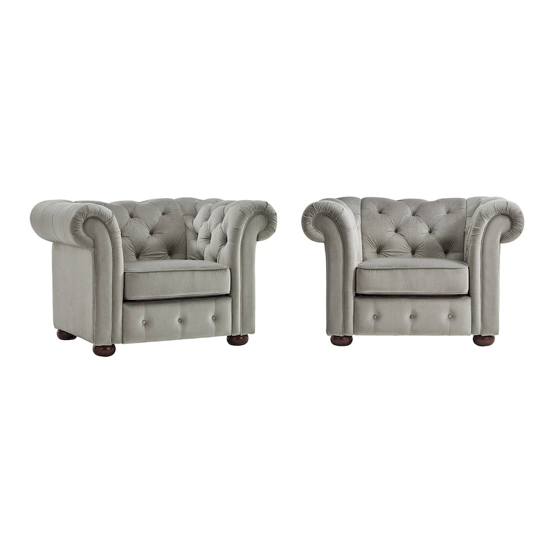 Fauteuil capitonné
