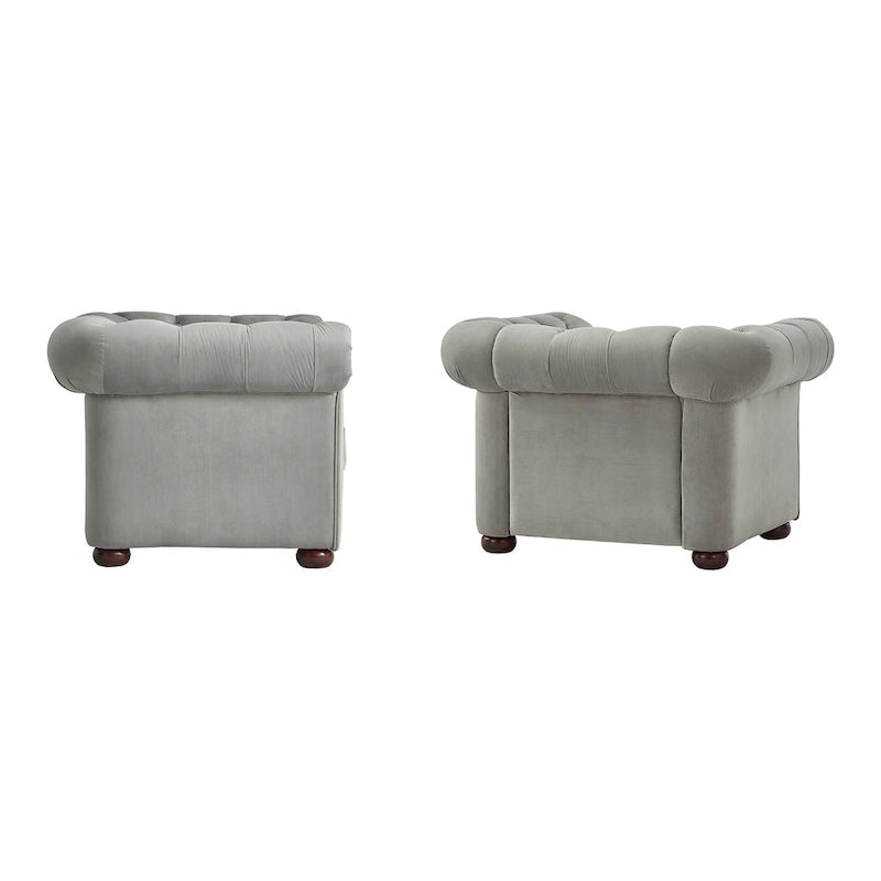 Fauteuil capitonné