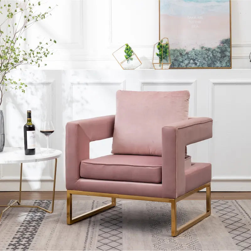 Fauteuil de loisirs rembourré de style moderne