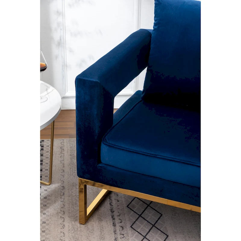 Fauteuil de loisirs rembourré de style moderne
