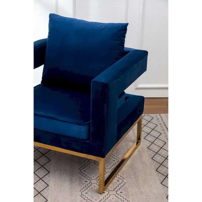 Fauteuil de loisirs rembourré de style moderne