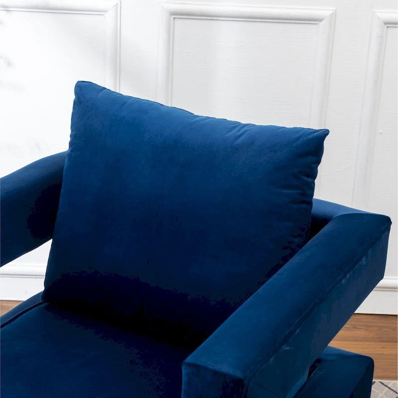 Fauteuil de loisirs rembourré de style moderne