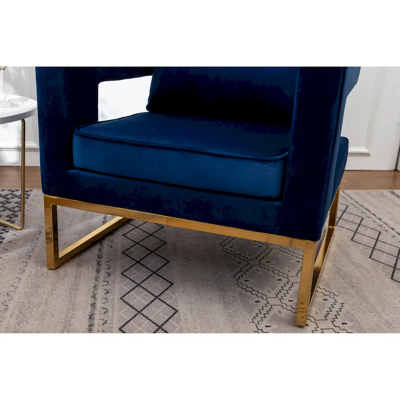 Fauteuil de loisirs rembourré de style moderne