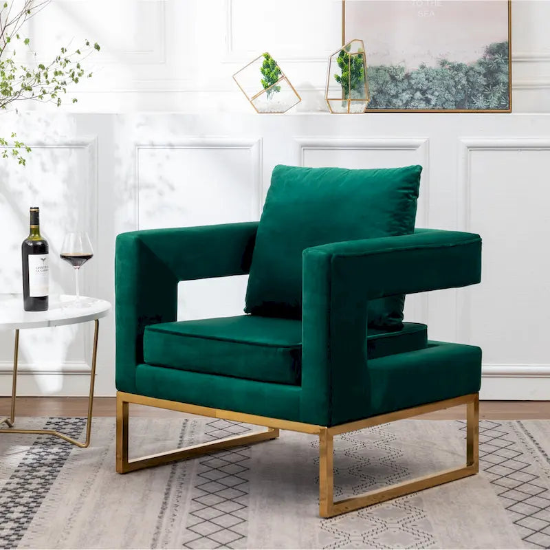 Fauteuil de loisirs rembourré de style moderne