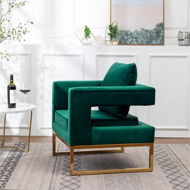 Fauteuil de loisirs rembourré de style moderne