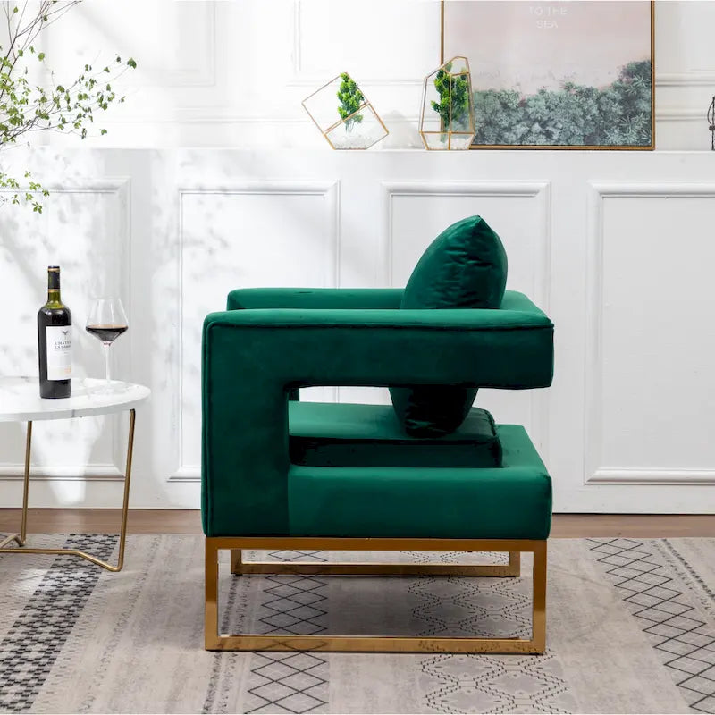 Fauteuil de loisirs rembourré de style moderne