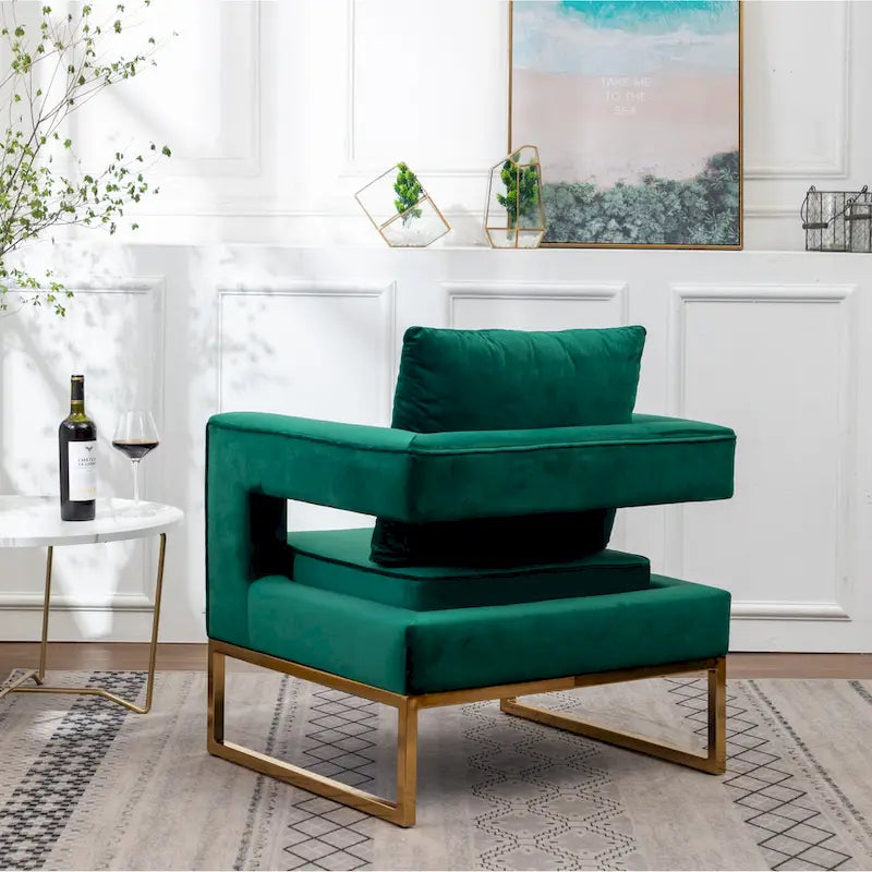 Fauteuil de loisirs rembourré de style moderne
