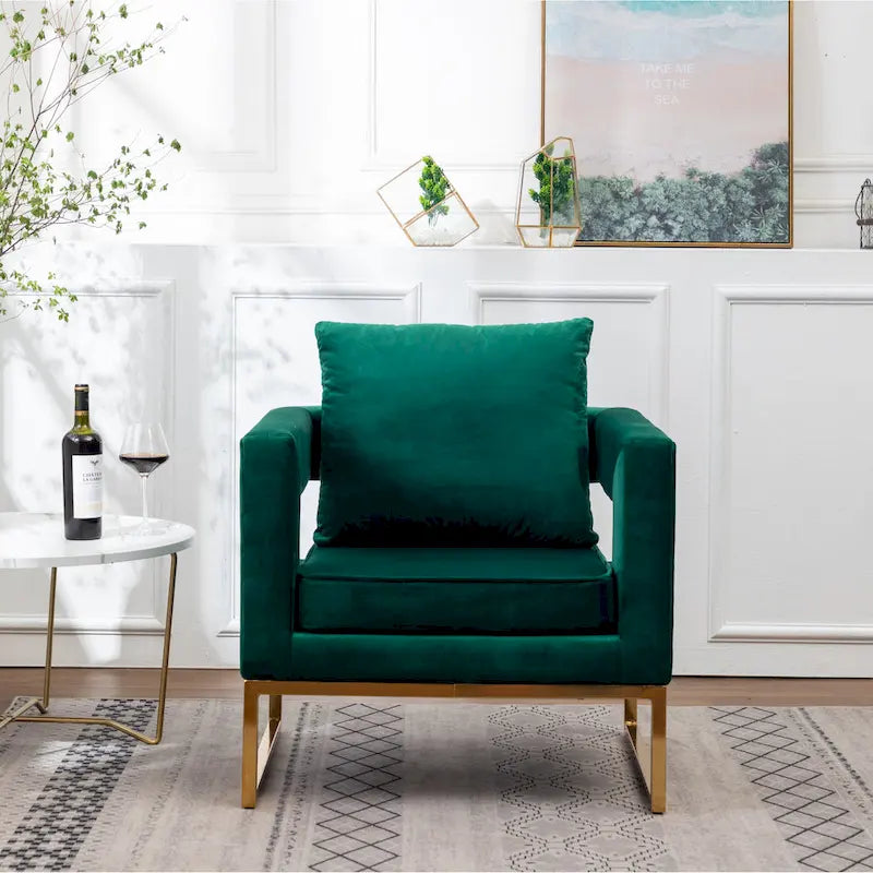 Fauteuil de loisirs rembourré de style moderne