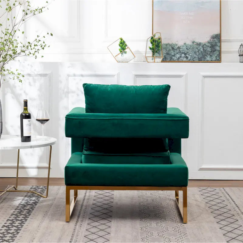 Fauteuil de loisirs rembourré de style moderne