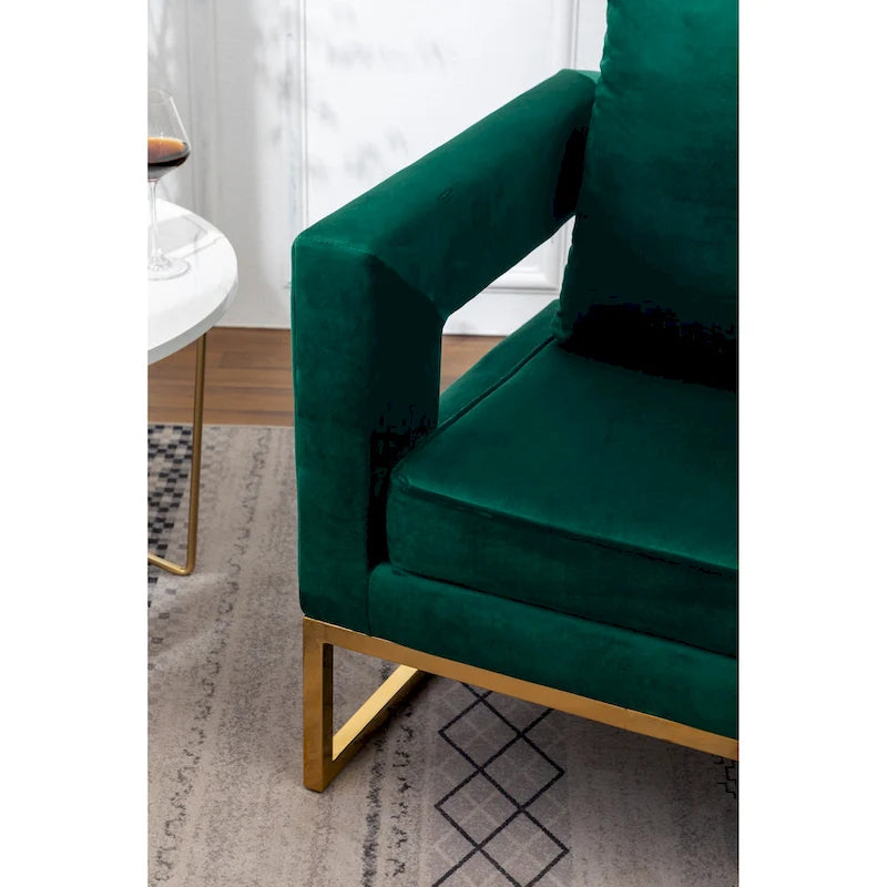 Fauteuil de loisirs rembourré de style moderne