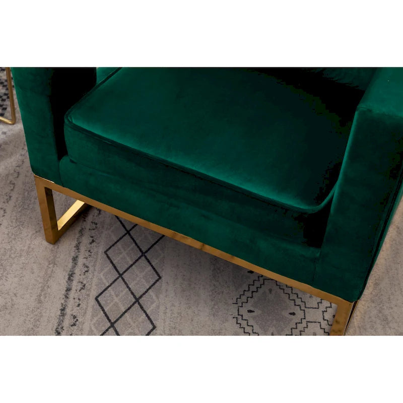 Fauteuil de loisirs rembourré de style moderne