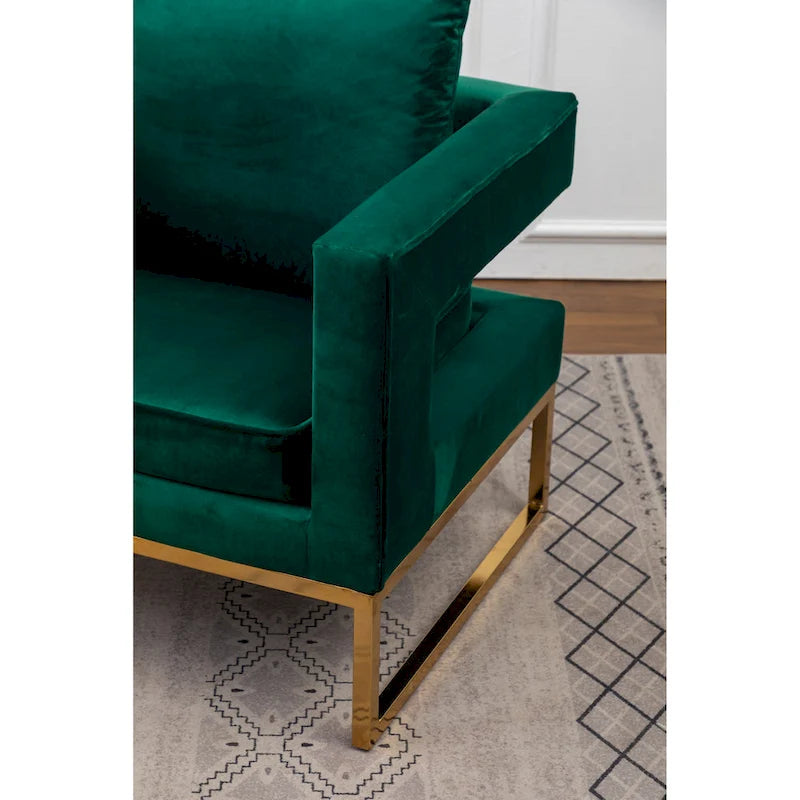 Fauteuil de loisirs rembourré de style moderne