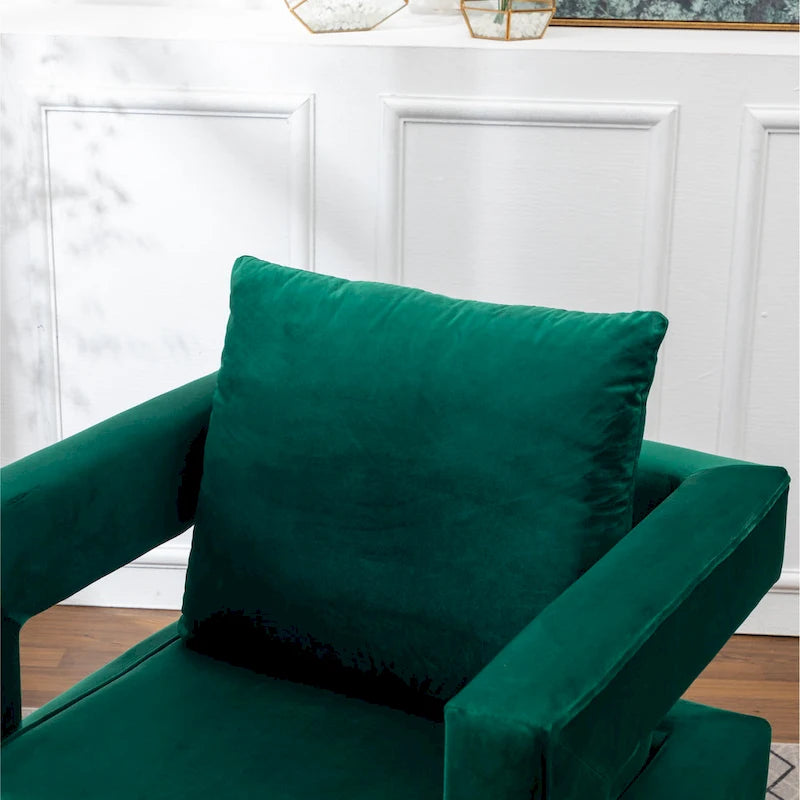 Fauteuil de loisirs rembourré de style moderne