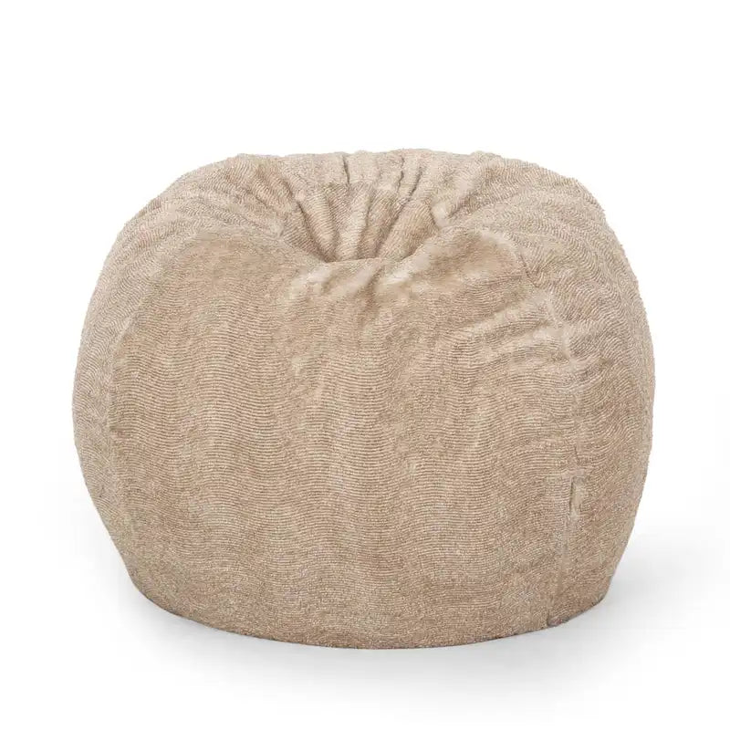 Pouf-canapé d'hiver en fausse fourrure