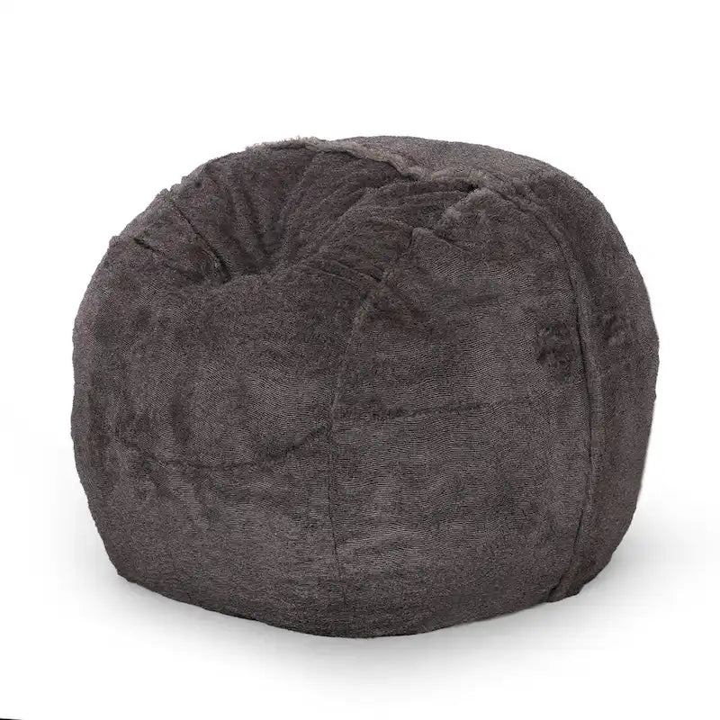 Pouf-canapé d'hiver en fausse fourrure