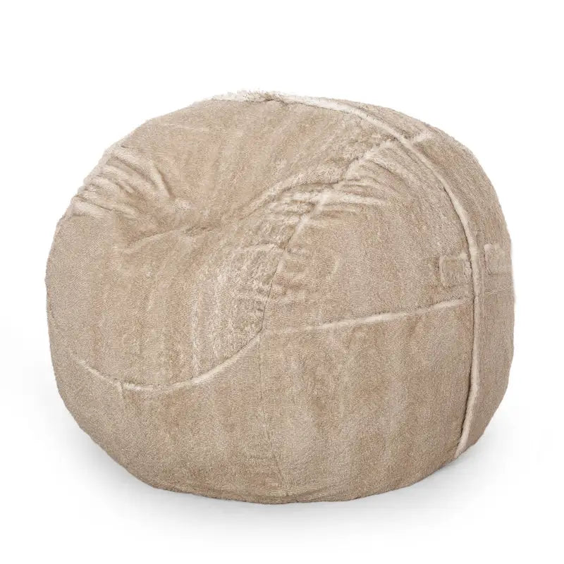 Pouf-canapé d'hiver en fausse fourrure