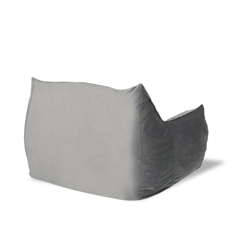 Canapé de sol surdimensionné en velours de style fauteuil