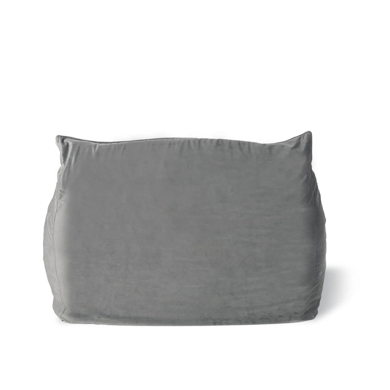 Canapé de sol surdimensionné en velours de style fauteuil