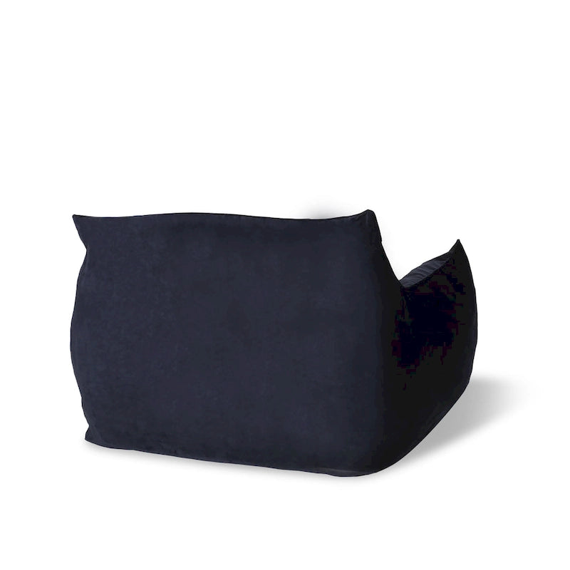 Canapé de sol surdimensionné en velours de style fauteuil