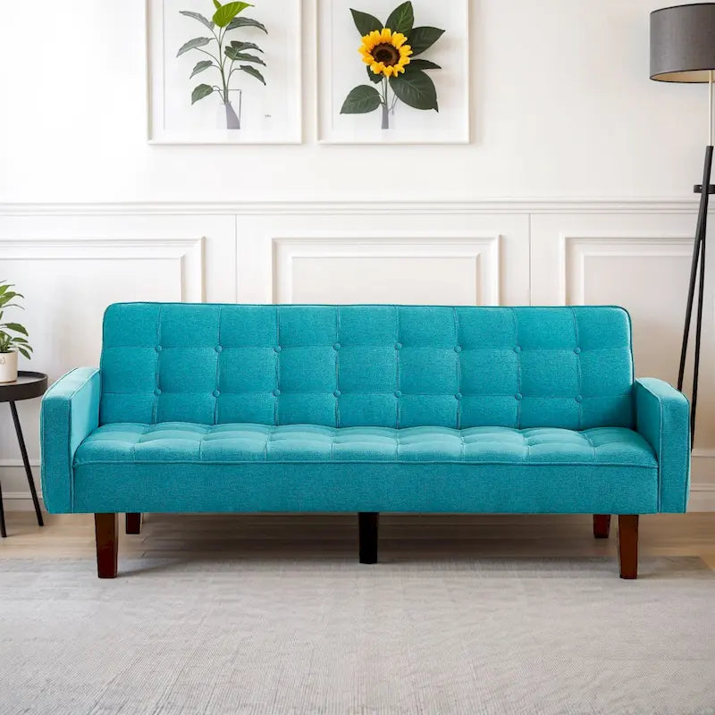 Banquette-lit pliable multifonctionnelle moderne avec accoudoirs