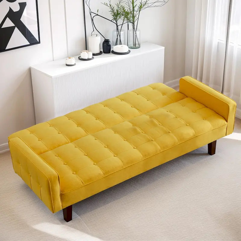 Banquette-lit pliable multifonctionnelle moderne avec accoudoirs