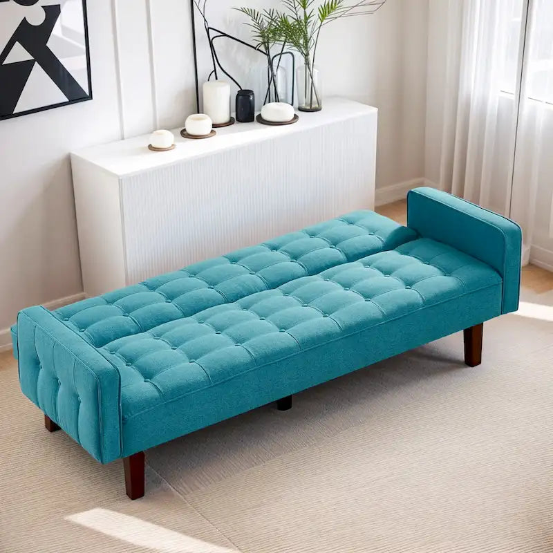 Banquette-lit pliable multifonctionnelle moderne avec accoudoirs