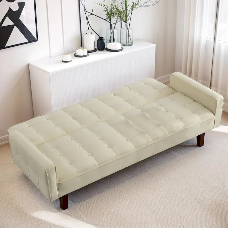 Banquette-lit pliable multifonctionnelle moderne avec accoudoirs