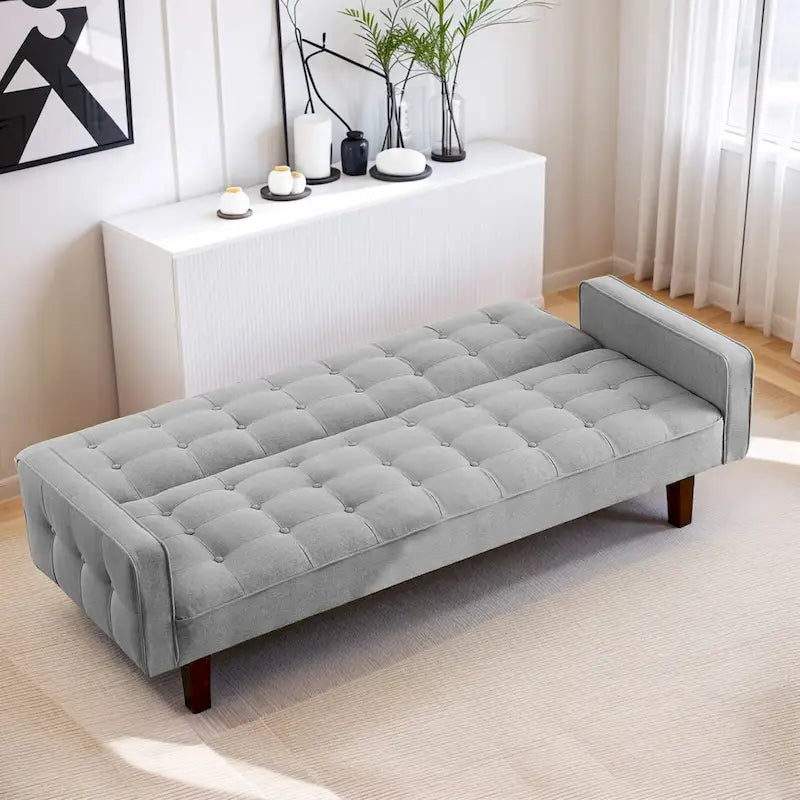 Banquette-lit pliable multifonctionnelle moderne avec accoudoirs
