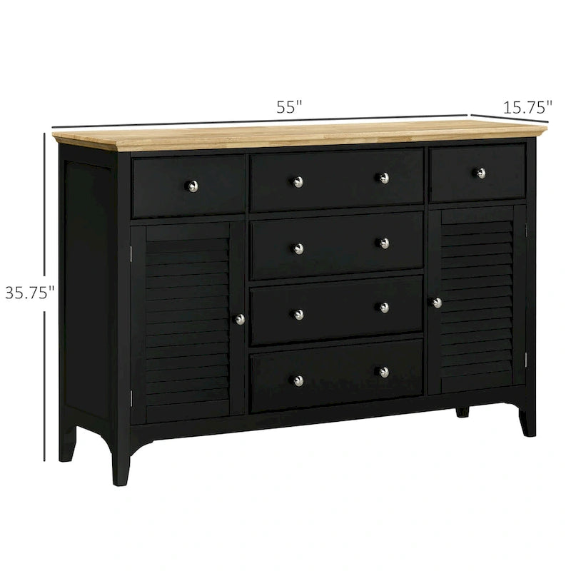 Buffet moderne avec tiroirs de rangement