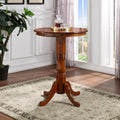 Table de bar ronde en bois