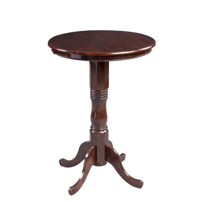 Table de bar ronde en bois
