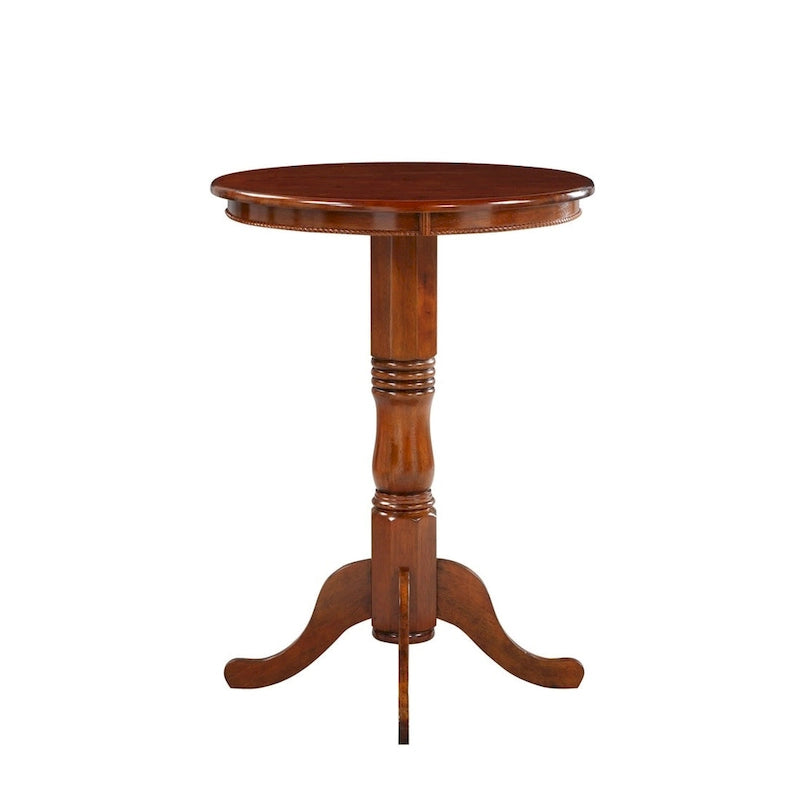 Table de bar ronde en bois