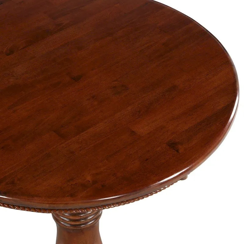 Table de bar ronde en bois