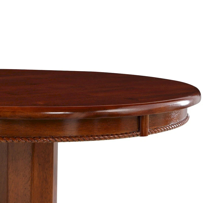 Table de bar ronde en bois