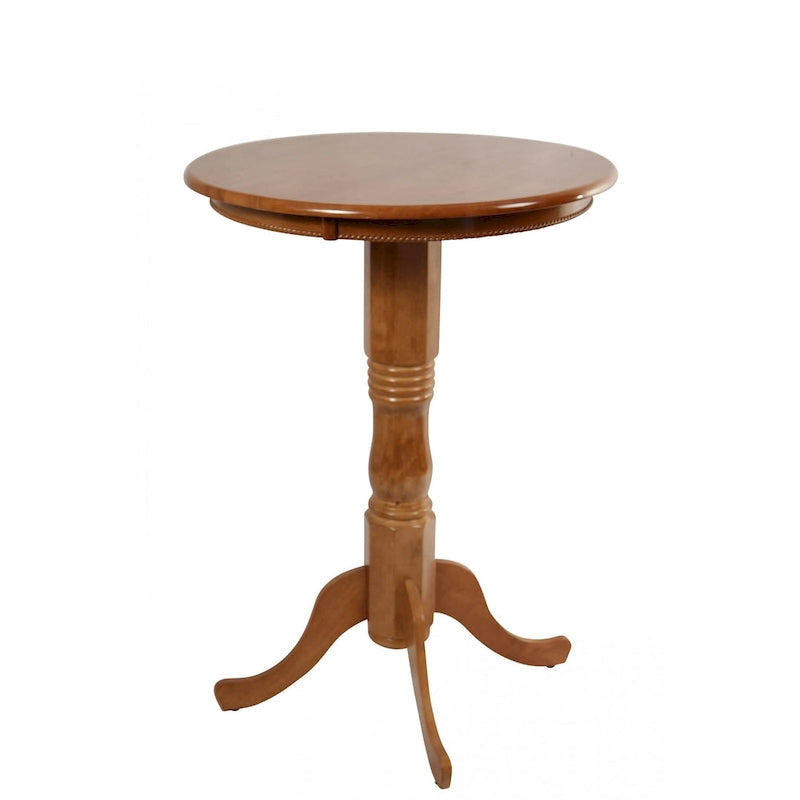 Table de bar ronde en bois