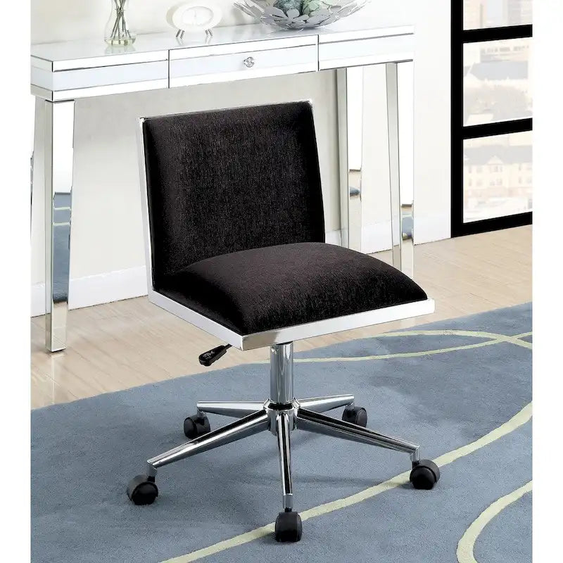 Chaise de bureau moderne réglable en tissu