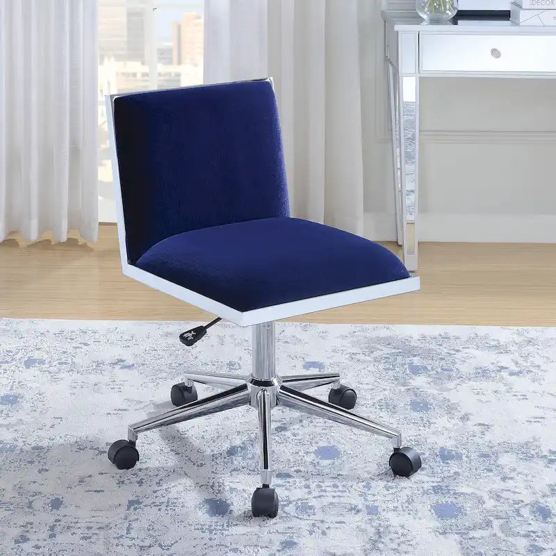 Chaise de bureau moderne réglable en tissu