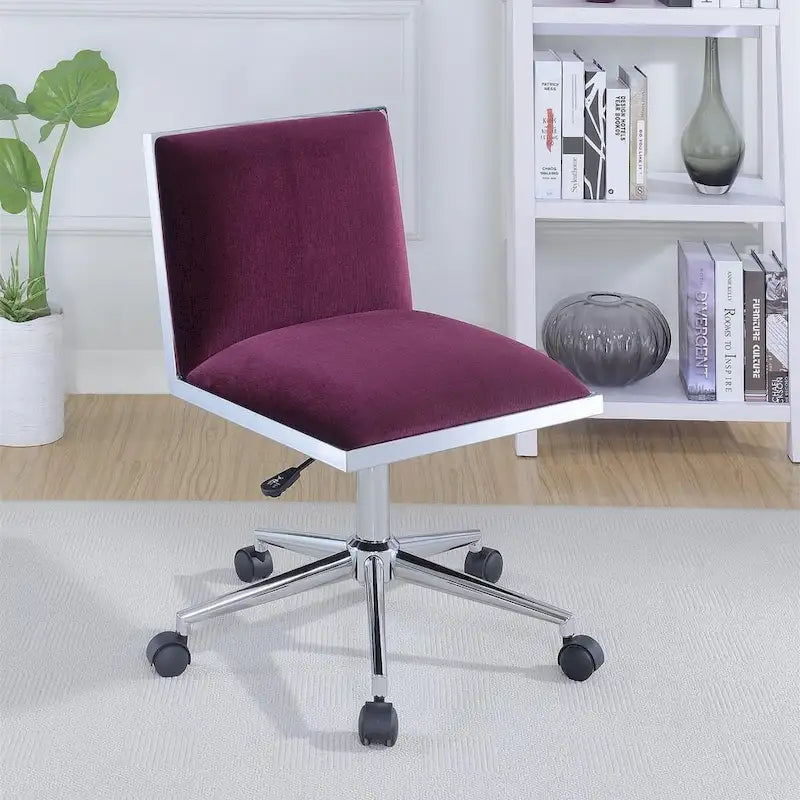 Chaise de bureau moderne réglable en tissu