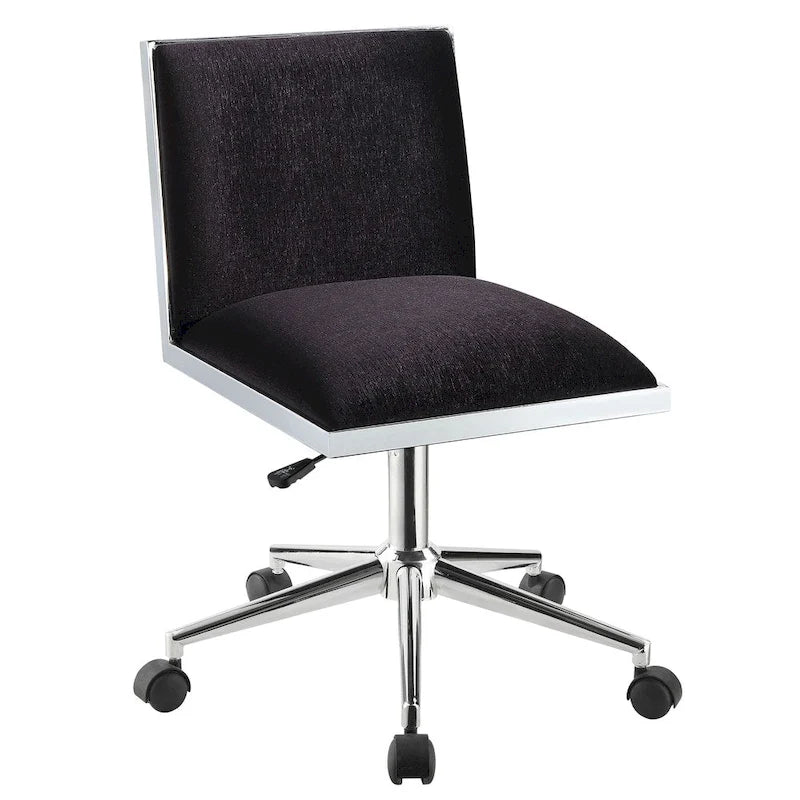 Chaise de bureau moderne réglable en tissu