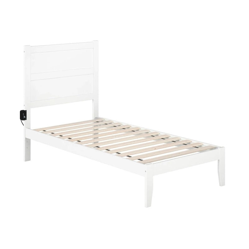 Lit une place blanc