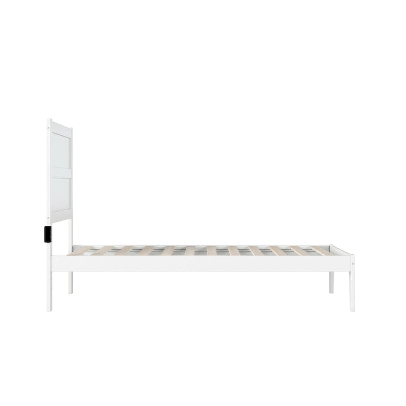 Lit une place blanc