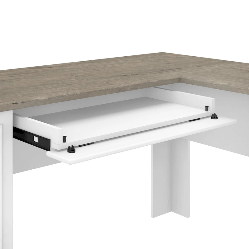 Bureau de 152 cm avec étagère et rangement