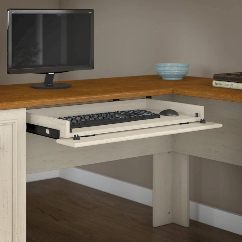 Bureau de 152 cm avec étagère et rangement
