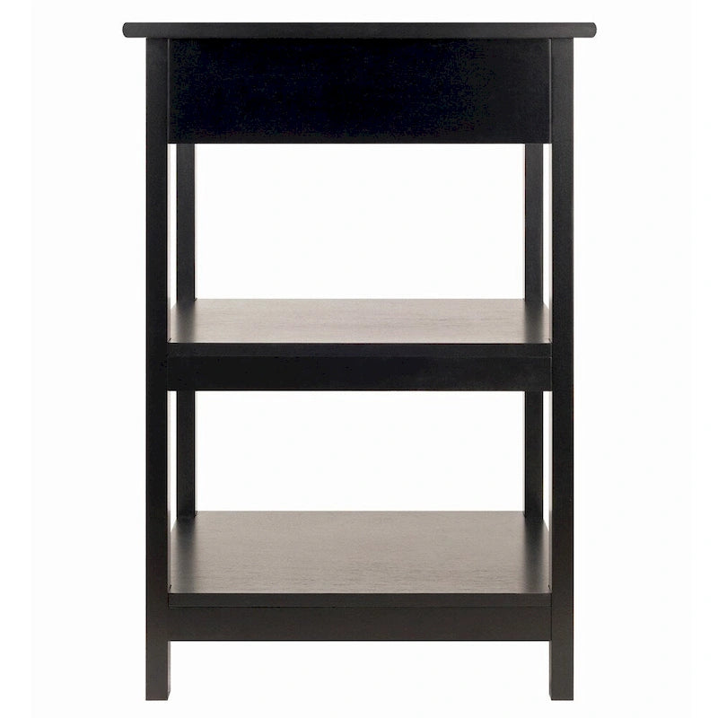 Meuble support imprimante noir