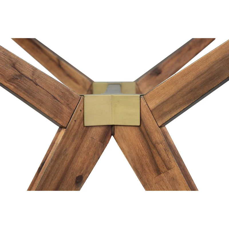 Table à manger moderne en verre
