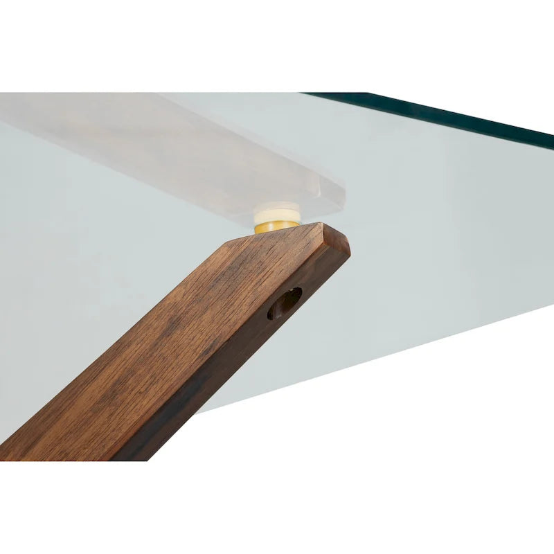 Table à manger moderne en verre